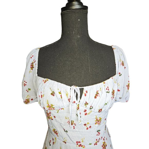 Aritzia Sunday Best Rachel Sweetheart Neckline Floral Mini Dress Women Size XS - Picture 5 of 12